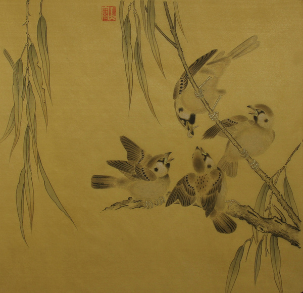 画家李寒冰