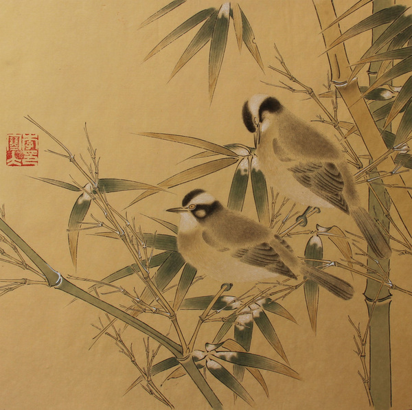 画家李寒冰