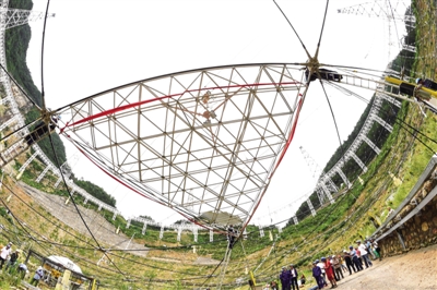 世界最大单口径射电望远镜开始拼装 明年9月有