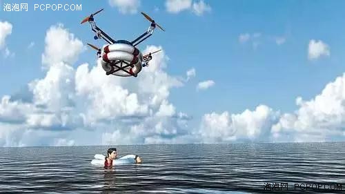 无人机新应用:水上救援充当救生员,无人机在农