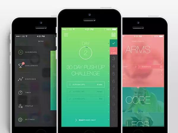 【UI设计】30个健身APP界面设计 值得收藏的