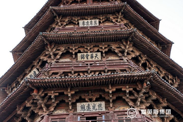 最古老的木结构楼阁式佛塔——佛宫寺释迦塔