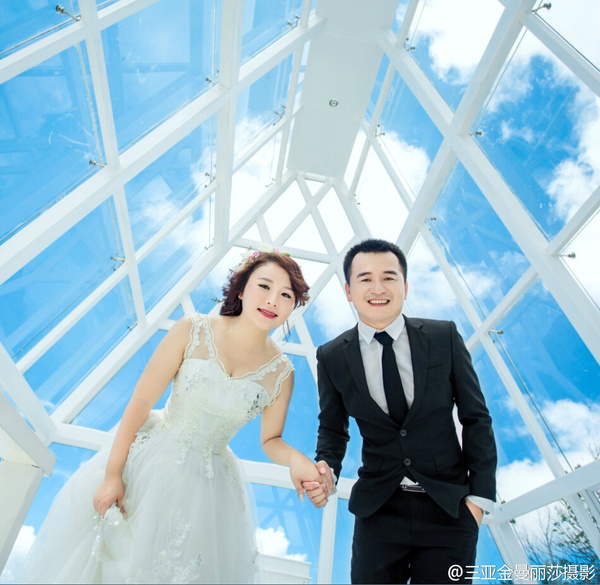海清婚纱照_婚纱照风格(3)