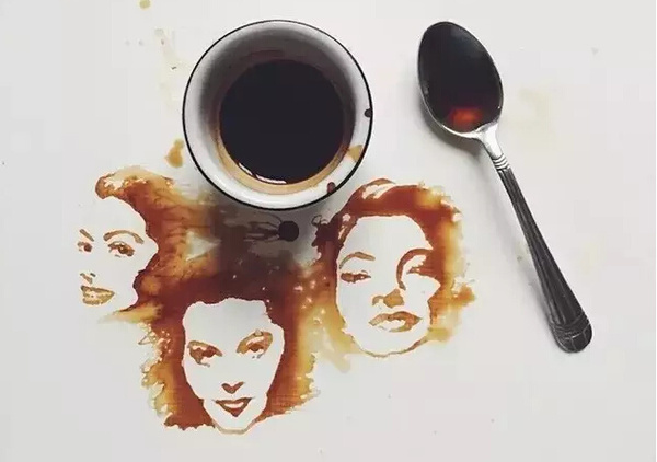 有人居然用红酒、咖啡画出了惊世之作!