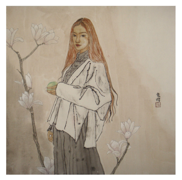 作品《错位》入选第十二届全国美展综合材料绘画展   参加辉·映