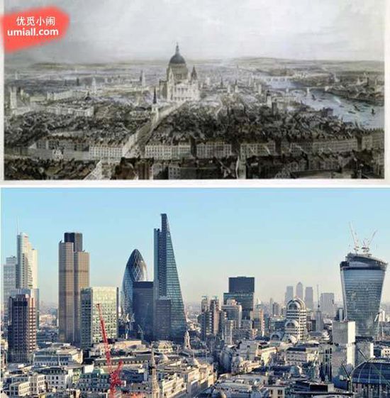 照片的记忆:百年间城市的变化