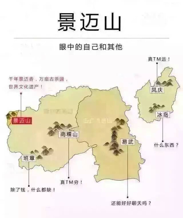 其它 正文  易武,班章,景迈三座山是云南普洱茶原料大叶茶种最有名的