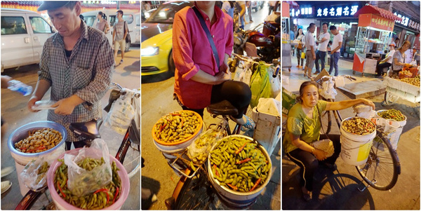 一路向西之 夜入延安，二道街夜市觅食。