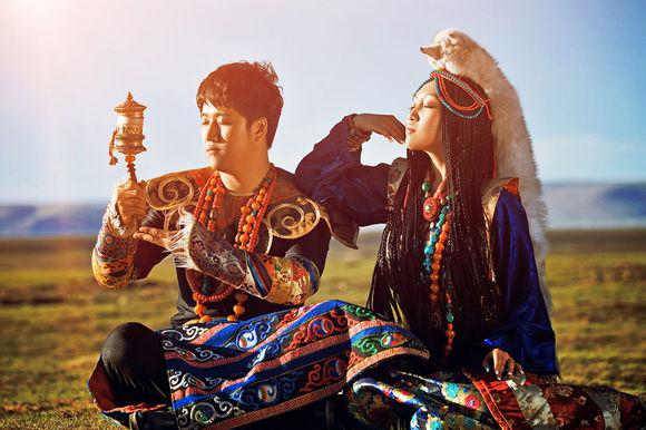 藏族婚纱照_藏族婚纱照摄影作品(3)