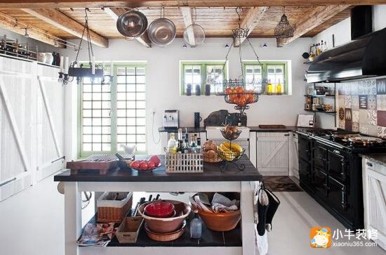 18款乡村风格厨房装修效果图 最朴素的自然美