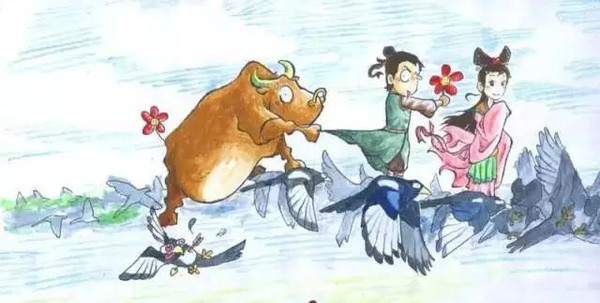 不如我先来给大家讲个牛郎织女的故事吧.