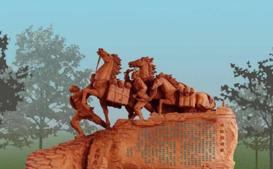 南方丝绸之路智慧地标——雕塑《崛·烨》亮相蓉城