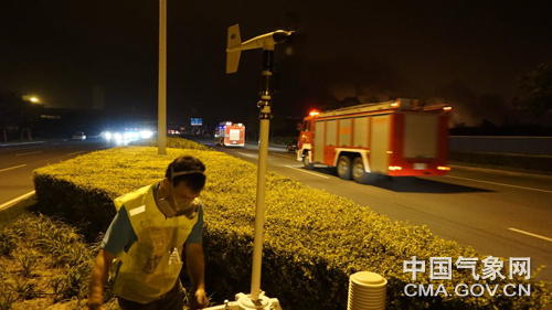 助力救援--天津港8·12爆炸事故救援气象保