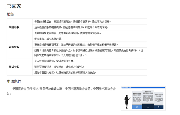 百度百科百科有名针对企业家、书法家开通申