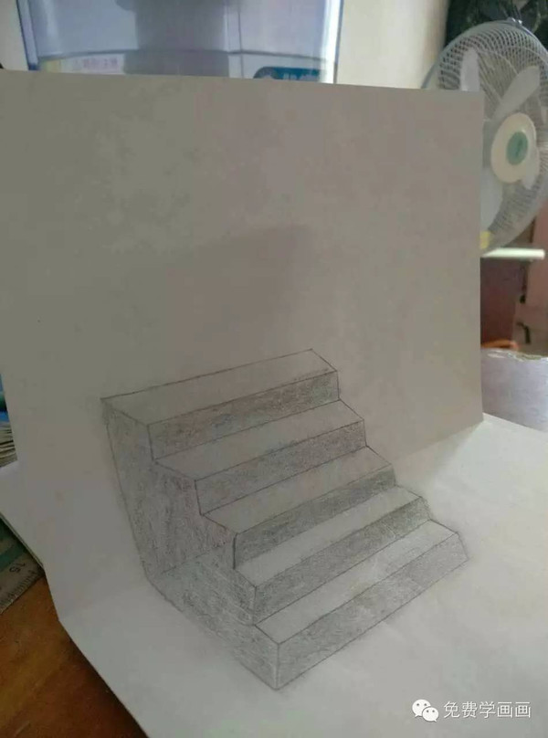 【作业点评3】看看我画的3d楼梯