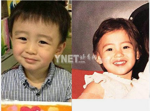 谢霆锋与儿子lucas.