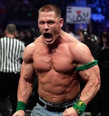 WWE超级巨星John Cena约翰塞纳完虐大块头