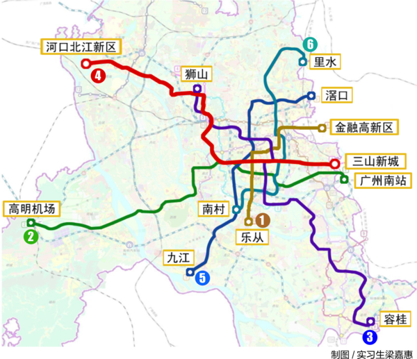 三水将告别无地铁时代佛地铁4号线将延伸至三水