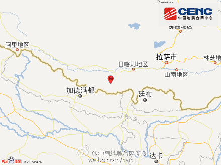 西藏日喀则定日县发生3.1级地震图片