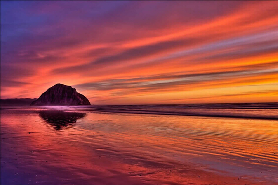美国加州包车1号海岸线的最美海景日落-搜狐