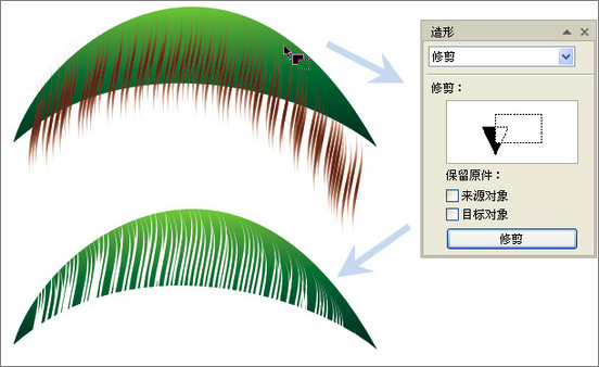 平面图形组合成的图画