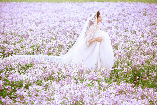 花海婚纱照图片_花海婚纱照图片大全集