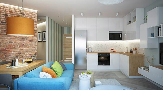 45平方家居装修效果图 最舒适的小户型装修