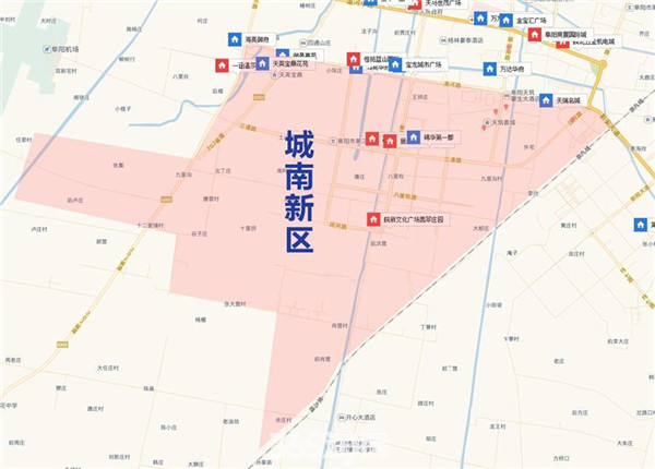 城南太火 品牌房企相继入驻自《阜阳市城市总体规划(2012-2030年)》