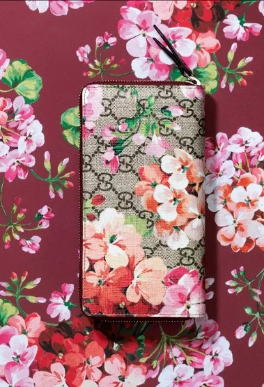 Gucci全新天竺葵印花系列包袋:美艳的开始