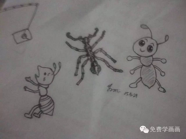 杨志鸣:拟人化的蚂蚁,看起来很可爱哦,可以多些细节的处理.