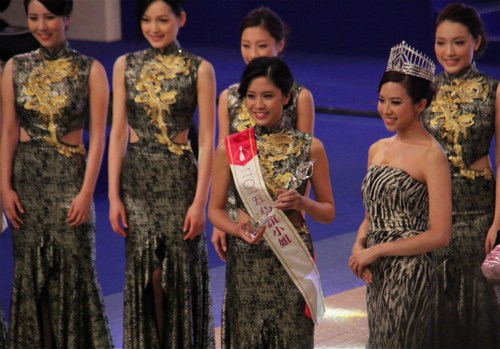林凯恩获得2015港姐友谊小姐称号.(摄影:郭晓桐)