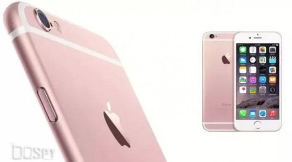 土豪注意!疑似玫瑰金版苹果iPhone 6S曝光