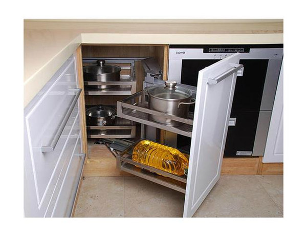 厨房橱柜这样设计,边边角角全利用到!
