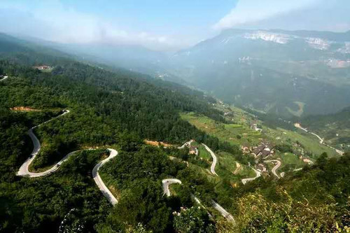 凉都天台"百名微博微信大咖,好吃狗横山行活动,在綦江横山度假区与