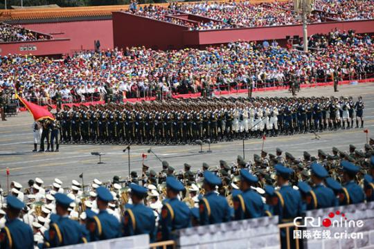 中国举行了纪念中国人民抗日战争暨世界反法西斯战争胜利70周年大阅兵