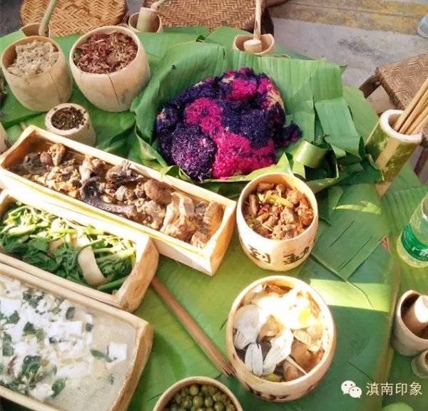 景颇族绿叶宴