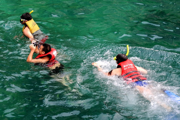 泰国散记:皮皮岛浮潜享受悠闲自在