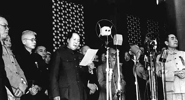 1949年开国大典上的阅兵仪式