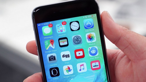 iPhone 6S配3D屏幕iOS 9 假装更新