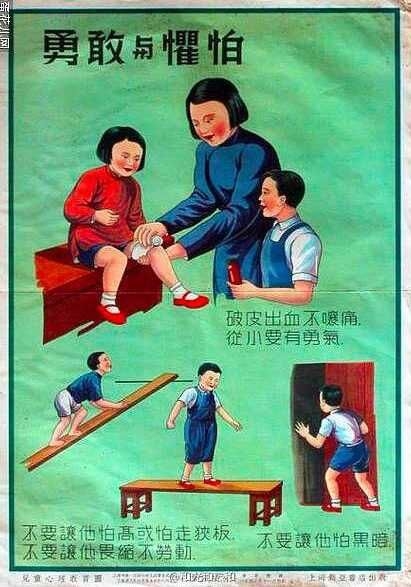 1952年经典儿童心理海报,儿童性启蒙爸妈不再