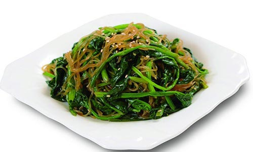 7,粉丝拌菠菜