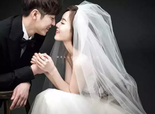 最新的韩式婚纱照,美到爆!