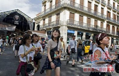 北外出国:中国新生代游客增加 刺激西班牙旅游
