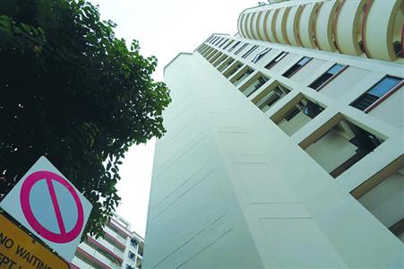 新加坡康埔维乐小区224号C座,“全球高空抛物最高罚单”就在此诞生。 /晨报记者 姚克勤