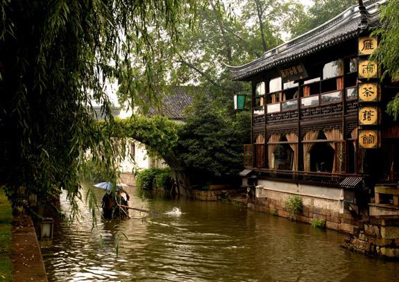 烟雨江南,各色茶馆