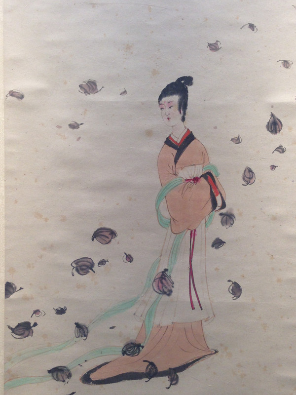 南京博物院之傅抱石仕女画