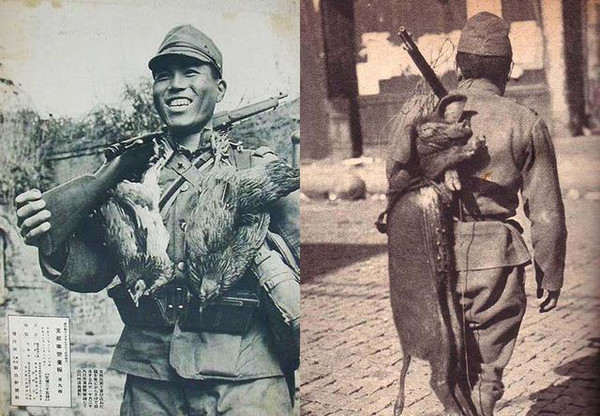 日本兵杀美军战俘食用人肉