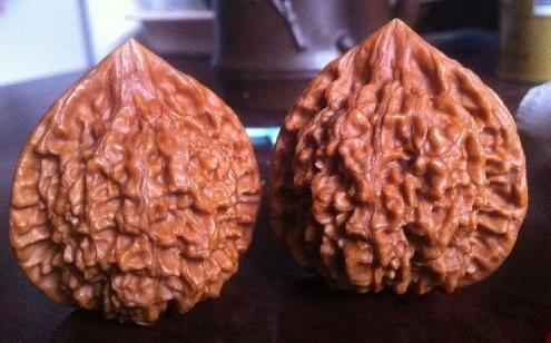 文玩核桃的包浆挂瓷过程
