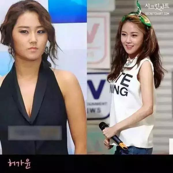 韩国女星减肥前后,比换脸还可怕!吓坏宝宝了!