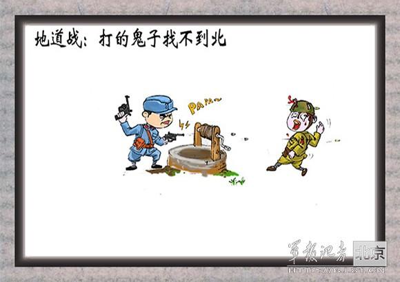 官兵通过一系列漫画作品,再现了抗日战争期间中国人民英勇抗敌的故事
